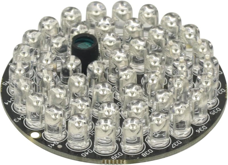 GODIYMODULES 850nm 48pcs LED IR Illuminator Infrared Night Vision Light Lamp for CCTV Camera IR Illuminators - Image 3
